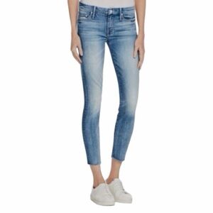 MOTHER The Looker Ankle Fray Jeans in Birds of Paradise Size 26